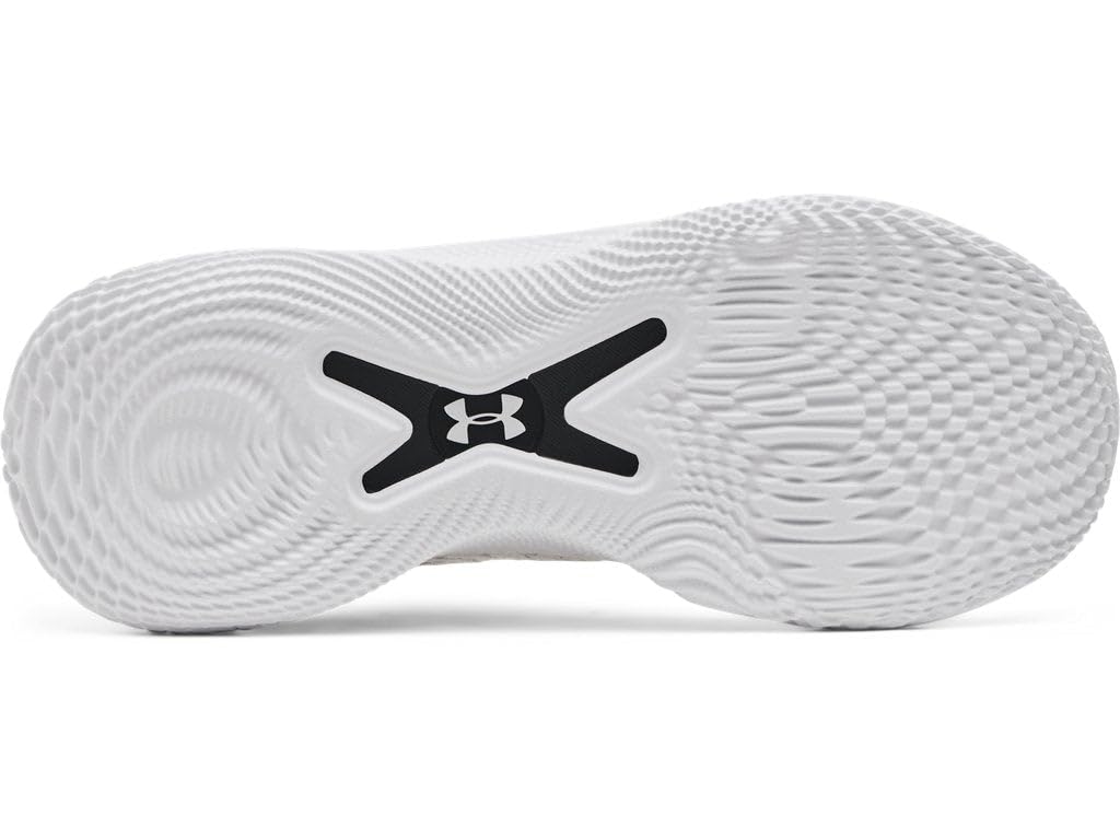 Under Armour Unisex Curry Flow 10 Team Basketball Shoes - UA Flow Cushioning Technology 18/19.5 White