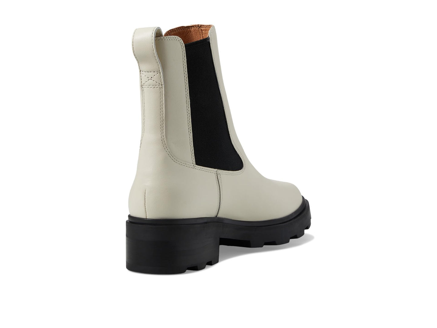 Madewell The Wyckoff Chelsea Lugsole Boots for Women in Leather - Man-Made Sole - Leather Lining Pale Parchment 8 M