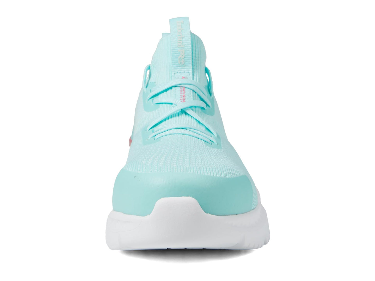 Timberland PRO® Setra Knit Composite Safety Toe Women’s Sneakers – Breathable Upper – Removable Insole Seafoam/Red 6.5 B - Medium