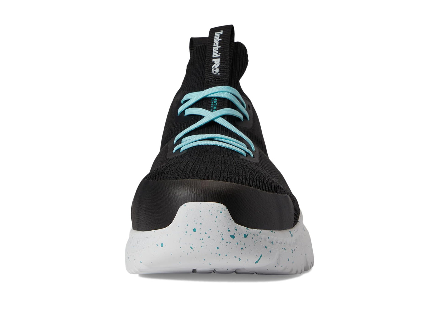 Timberland PRO® Setra Knit Composite Safety Toe Women’s Sneakers – Breathable Upper – Removable Insole Black/Turquoise 8.5 B - Medium