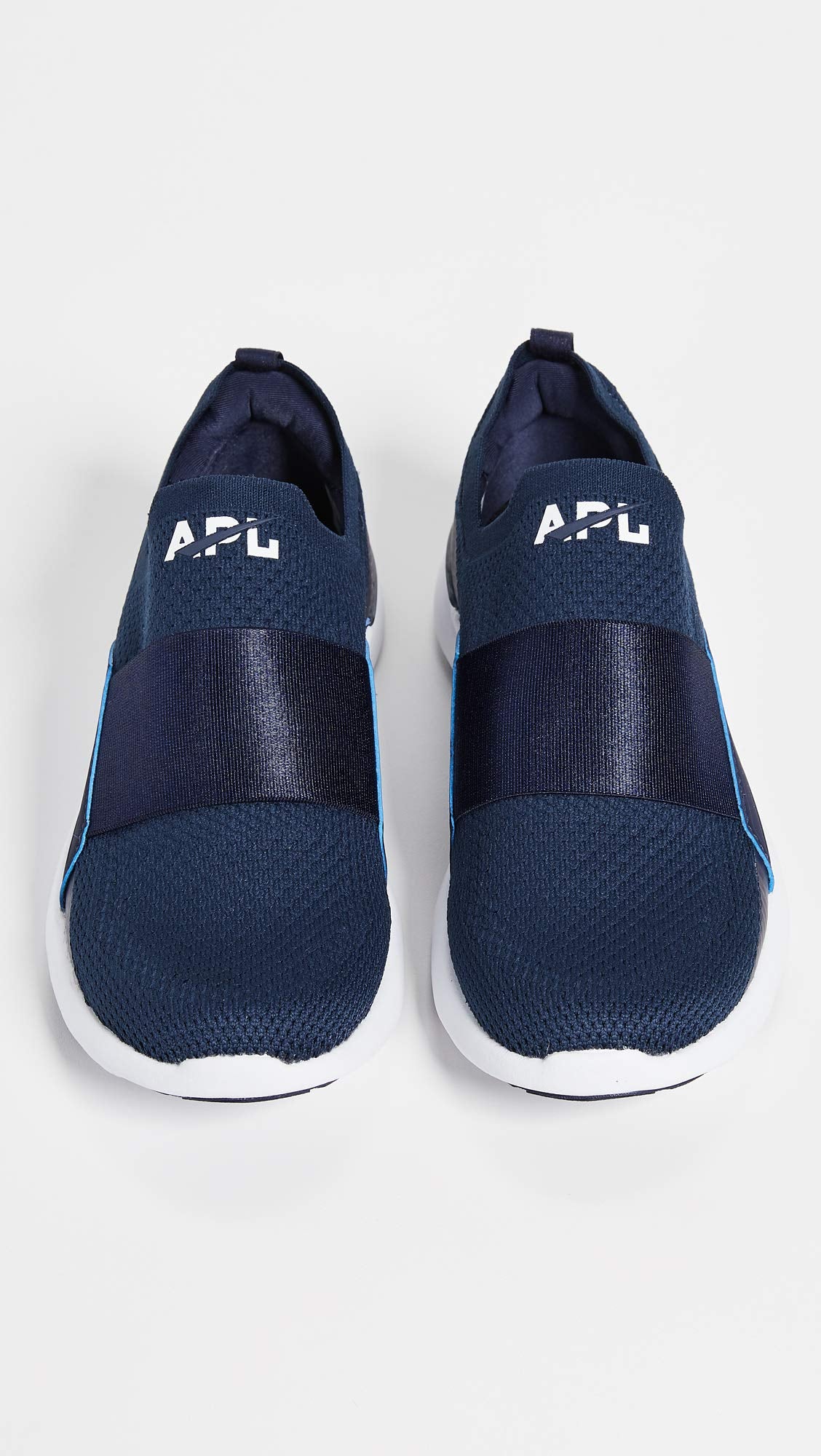 Athletic Propulsion Labs (APL)™ Techloom Bliss Women’s Shoes – Recycled Polyester Upper – Pull-Tab Design Navy/White 5 B - Medium