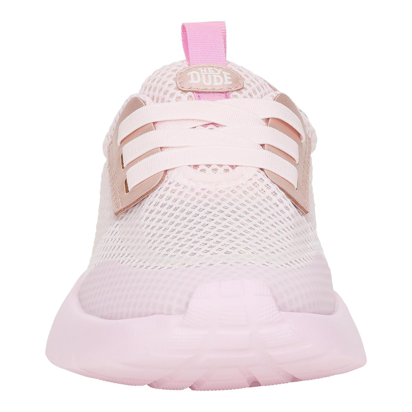 HEYDUDE Women's Kid Sirocco Play Brights (Little Kid/Big Kid), Sparkle Pink, 4 Medium