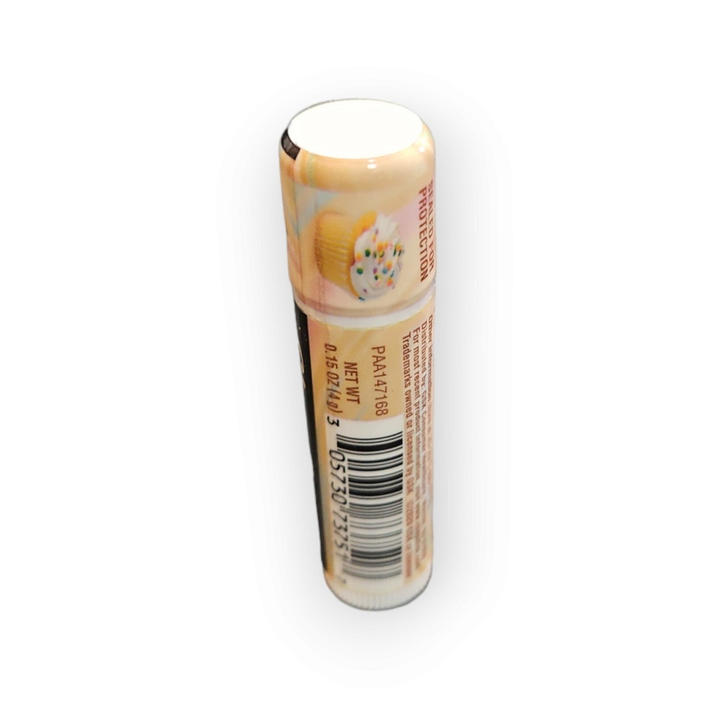 Pack of 6 Chapstick Cake Batter Flavored Lip Balm 0.15 ounce (4 grams)