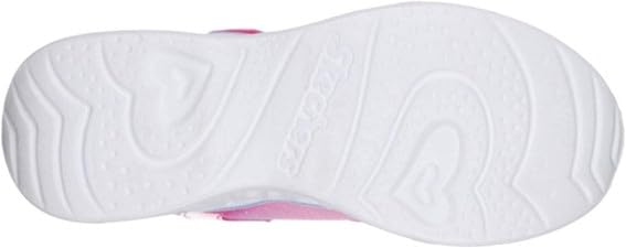 Skechers Kids Girls Heart Lights-Rainbow LUX Sneaker, Pink Multi 1, 4