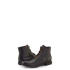 Frye Tyler Lace Up Boots for Men Crafted from Soft Vintage Leather with Blake Construction, Burnished Toe and Heel, and Rubber Inserts on Leather Soles – 5 ¾” Shaft Height, Black - 8 M