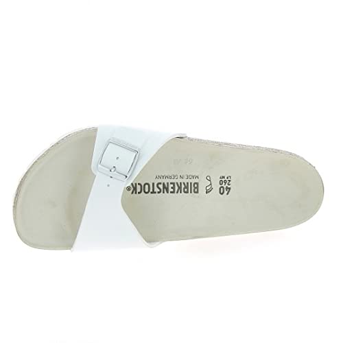 Birkenstock Women's Madrid Birko-Flor Sandal,White,40 M EU /9-9.5 B(M) US Women/7-7.5 D(M) US Men