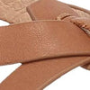 Frye Taylor Women’s Sandals - Soft Full-Grain Leather with Padded Footbed, Adjustable Ankle Strap, and Flexible Rubber Outsole with Low Heel, Tan - 8M