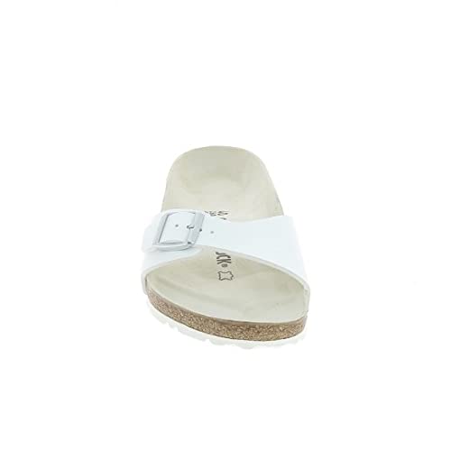 Birkenstock Women's Madrid Birko-Flor Sandal,White,40 M EU /9-9.5 B(M) US Women/7-7.5 D(M) US Men