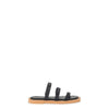 Frye Women's Faye Strappy Slide, Black - 7.5M