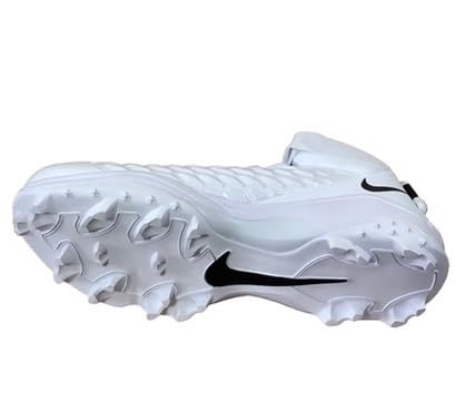 Nike Force Savage Pro 2 Shark Men's Football Cleats White Black BV5448-101 Size 17