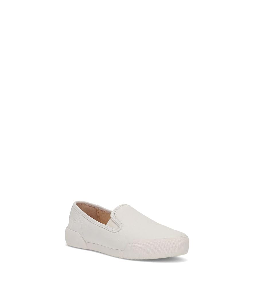 Frye Women's Mia Slip On, White - 7.5M
