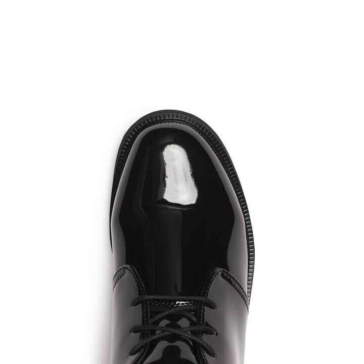 Thorogood Uniform Classics Poromeric Chukka Dress Boots for Men and Women - Ultra-Lightweight with High-Shine Upper and Slip-Resistant Non-Marking Blown Rubber Outsole, Black - 10 W US