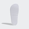 adidas unisex-adult Adilette Aqua Slides White/Platin Metallic/White 11