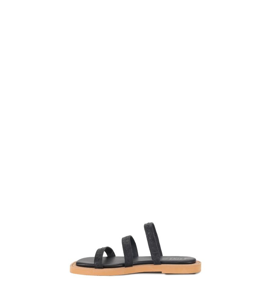 Frye Women's Faye Strappy Slide, Black - 8M