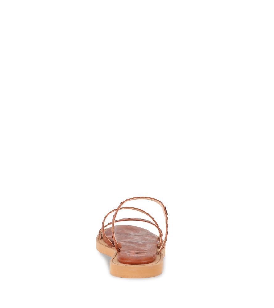 Frye Women's Faye Strappy Slide, Cognac - 8M