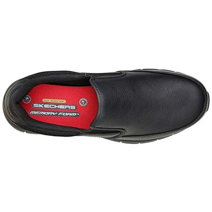 Skechers Men's Expected Avillo Moccasin, Nampa-Groton/Black, 10.5