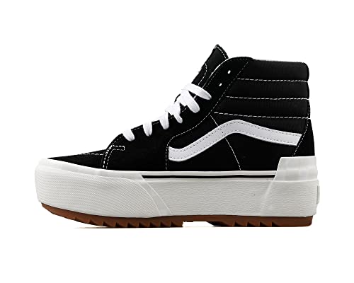 Vans Sk8-Hi Stacked Unisex Shoes Size 8.5, Color: True White/Powder White-White