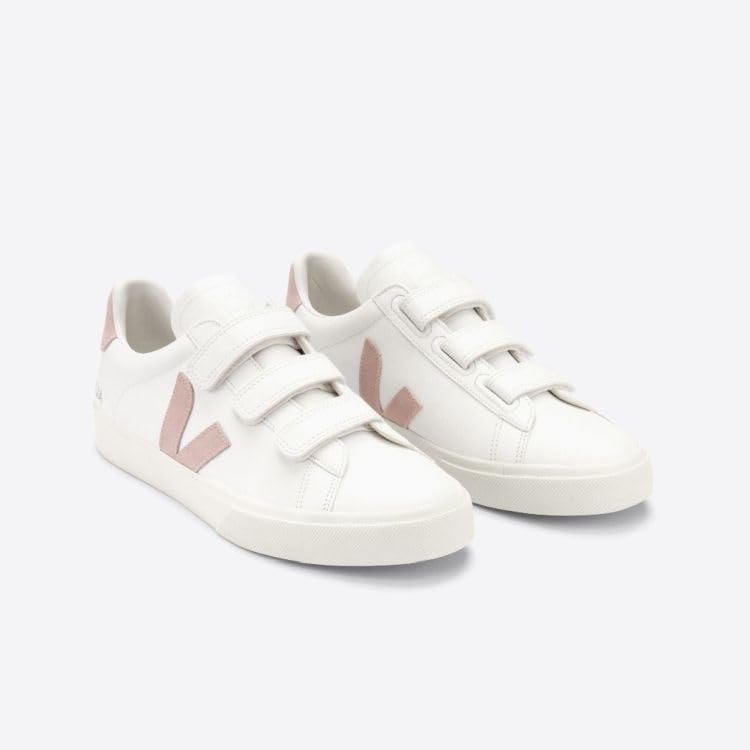 Veja Recife Logo Leather Sneaker, 39, White