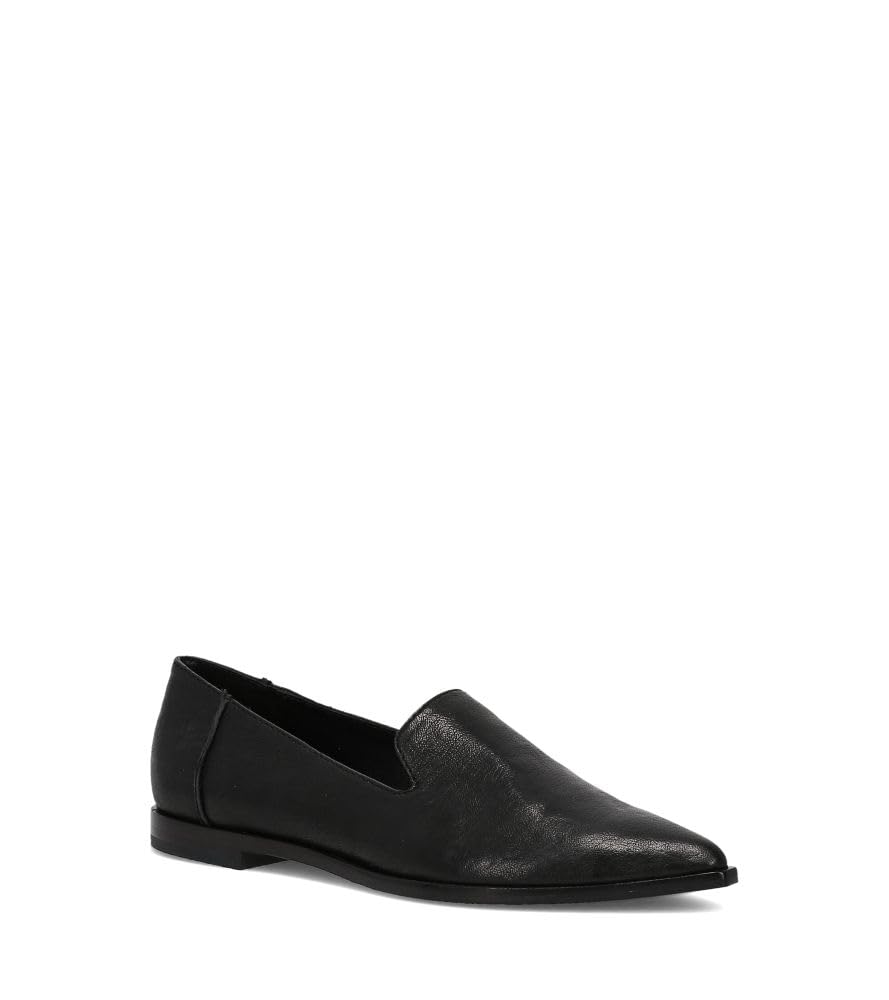 Frye Kenzie Venetian Women's Flat Loafer Shoes - Comfortable Slip-On Design with Premium Leather, Black - Oyster - 9 M