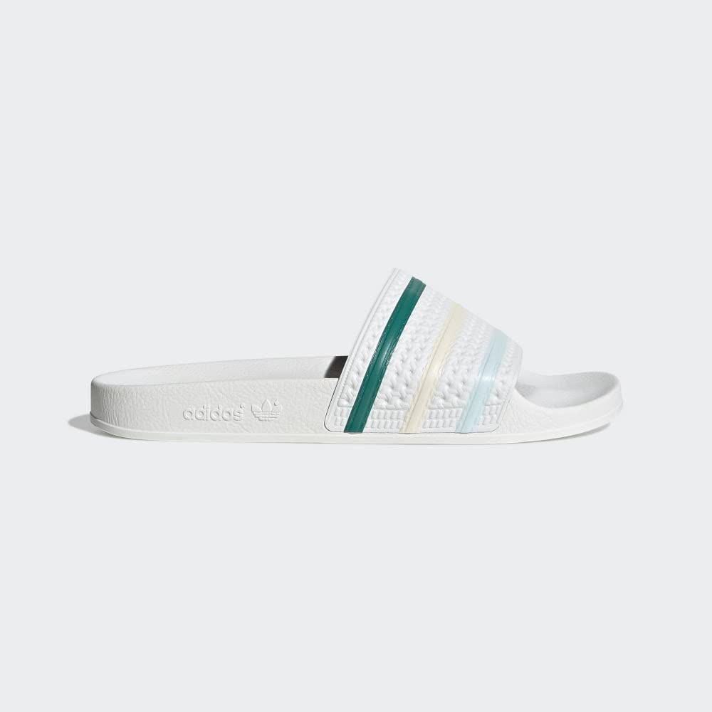 adidas Adilette White/Halo Mint/Wonder White Men's 13 Medium
