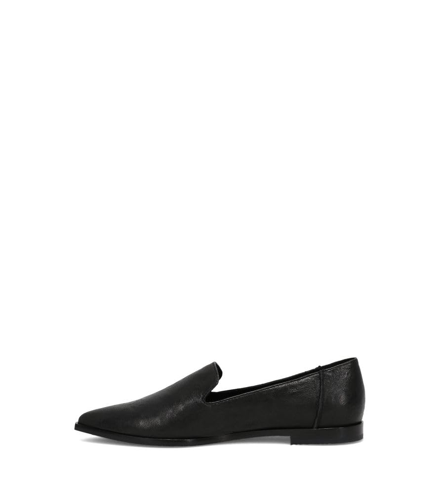Frye Kenzie Venetian Women's Flat Loafer Shoes - Comfortable Slip-On Design with Premium Leather, Black - Oyster - 9 M