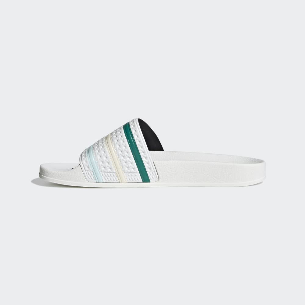 adidas Adilette White/Halo Mint/Wonder White Men's 13 Medium