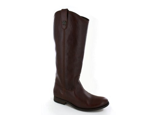Frye Women's Original Melissa Button Boot, Cognac Smooth Vintage Leather, 8 M US