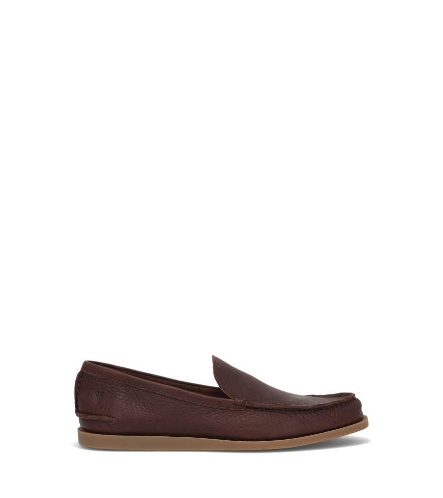 Frye Mason Slip On Men's Loafers-Shoes, Stylish Leather Casual Footwear for Everyday Comfort and Versatility, Hickory - Tailgate WP - 8 M