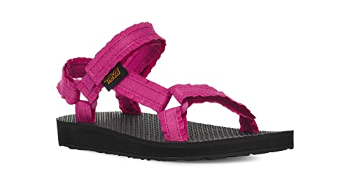 Teva Girls Original Universal Tie-Dye Sandal, Sorbet Cotton Candy, 10 Little Kid