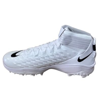 Nike Force Savage Pro 2 Shark Men's Football Cleats White Black BV5448-101 Size 17