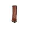 Franco Sarto Womens Appia Pointed Toe Dress Bootie Tobacco Brown Leather 7.5 M