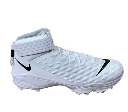 Nike Force Savage Pro 2 Shark Men's Football Cleats White Black BV5448-101 Size 17