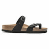 Birkenstock Unisex Mayari Birko-Flor Nubuck Black Sandals 8 W / 6 M US