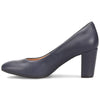 Sofft® Parisa Pumps for Women – Ideal for Evening Events - Leather Upper and Insole – Slip-in Closure Sky Navy 11 M (B)