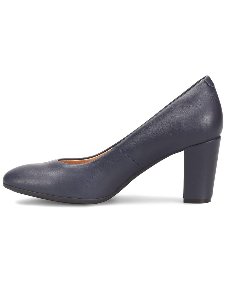 Sofft® Parisa Pumps for Women – Ideal for Evening Events - Leather Upper and Insole – Slip-in Closure Sky Navy 11 M (B)