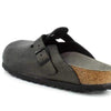 Birkenstock Womens Boston Soft Footbed Antique Black Clog - 36 NAR