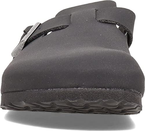Birkenstock Boston Vegan Black Birkibuc R 42 R EU,9-9.5