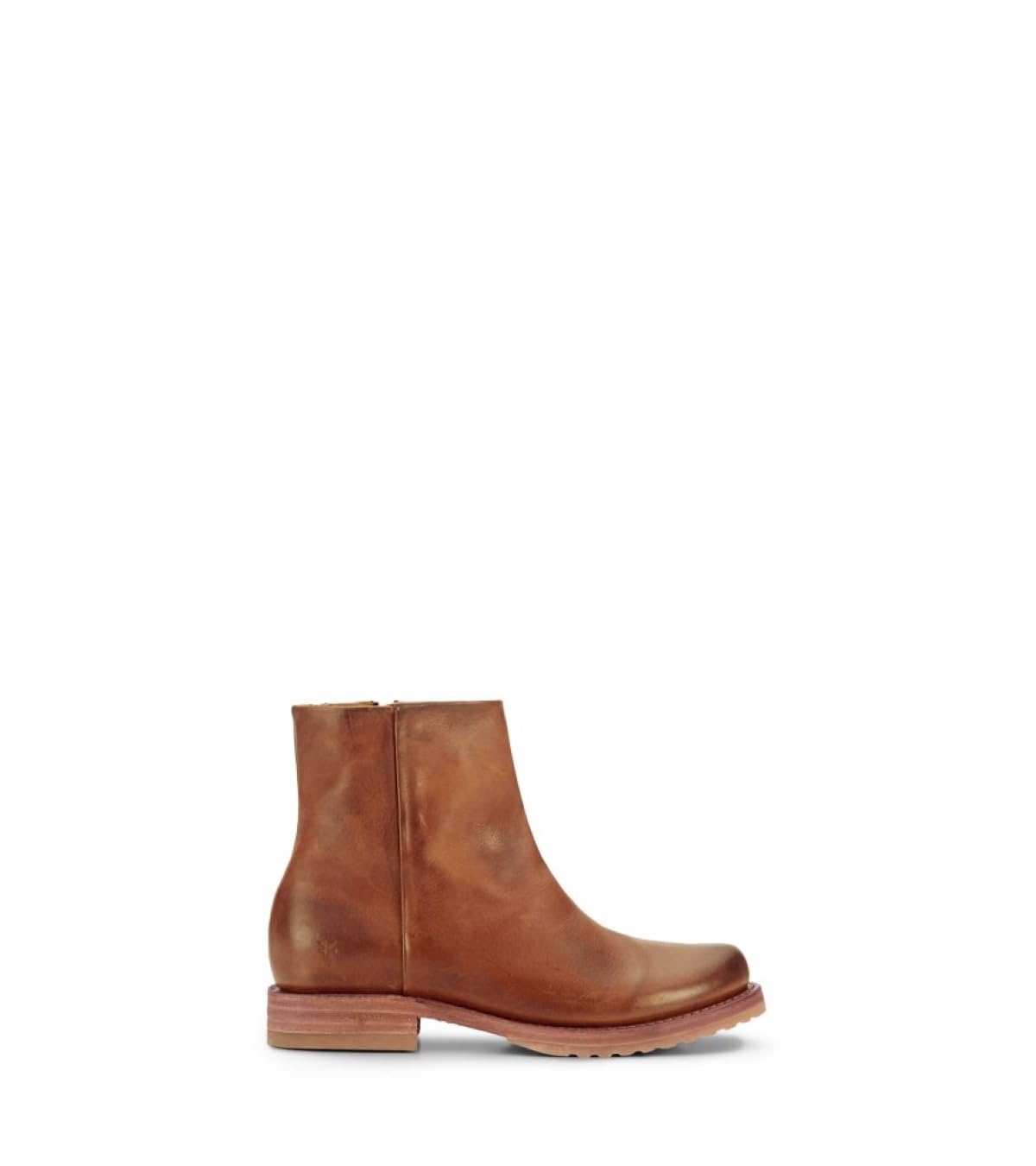 Frye Veronica Inside Zip Booties for Women Made from Premium Leather with Leather Lining, Goodyear Welt Construction, and Leather with Rubber Sole – 6” Shaft Height, Bronze - 5.5 M