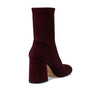 Stuart Weitzman Flareblock 85 Stretch Bootie Cabernet 9 B