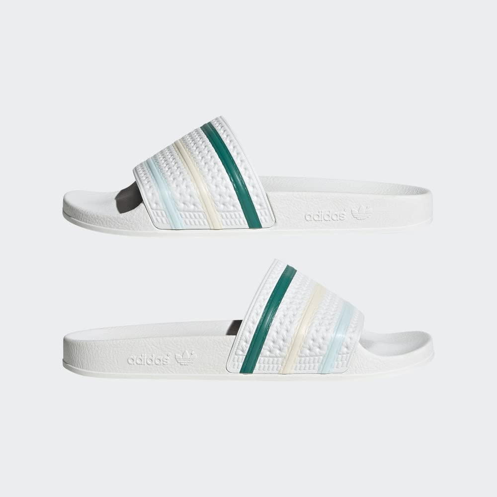adidas Adilette White/Halo Mint/Wonder White Men's 13 Medium