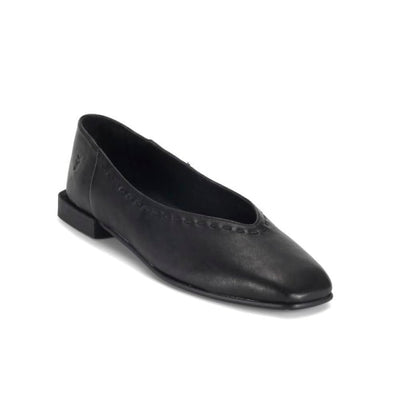 Frye Women's Claire Flat, Black - 6M