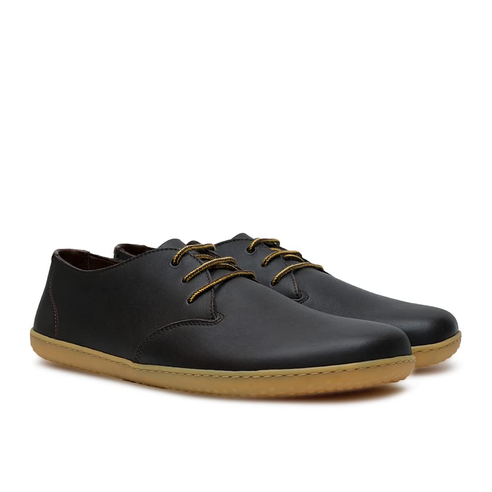Vivobarefoot Mens Ra III Leather Brown Shoes 10 US