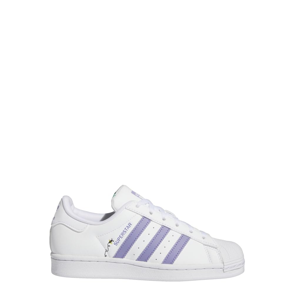 adidas Superstar Shoes Kids', White, Size 5