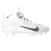 Nike Men's Huarache 9 Elite Mid Lacrosse Cleats (White | Black, M 7.5 / W 9)