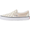 Vans Women's UA Classic Slip-On Sneakers, Color Theory Checkerboard, Tan, Off White, Print, 7 Medium US