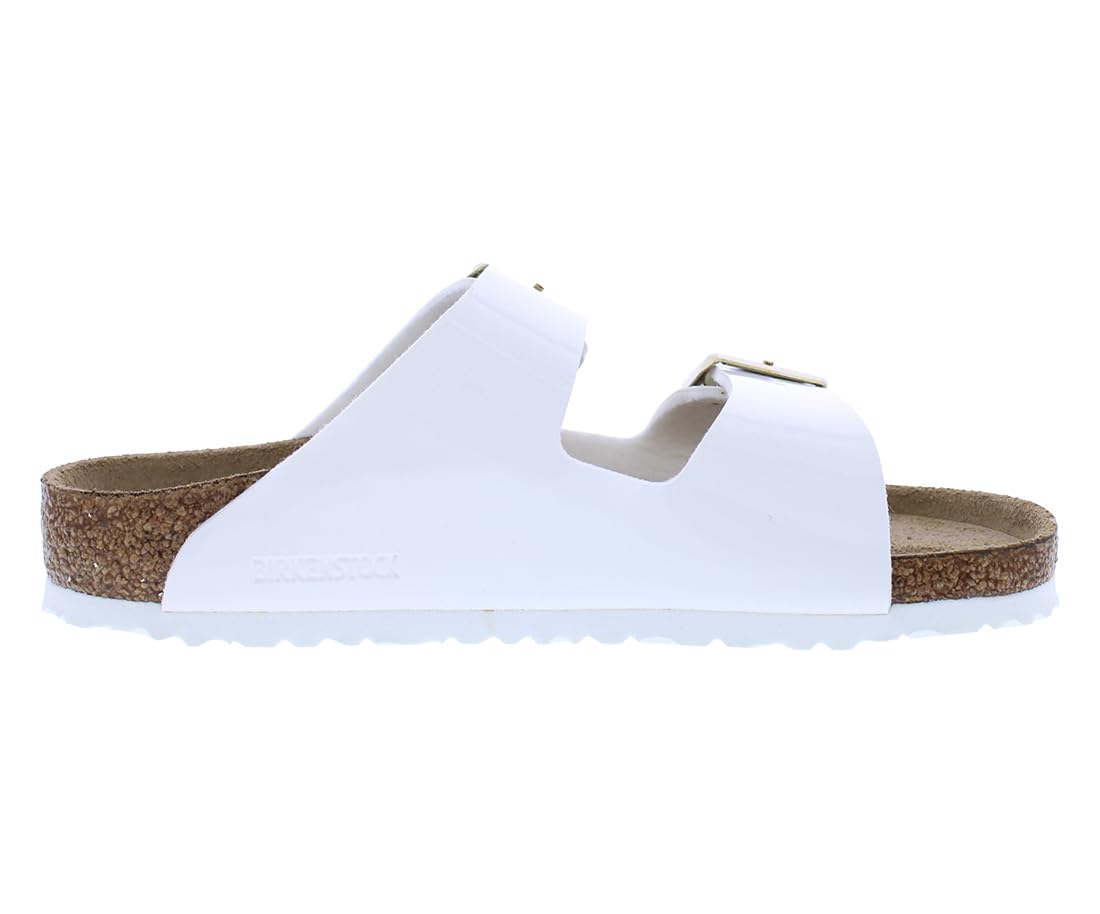 Kids Arizona Preschool Birkenstock (Patent White)