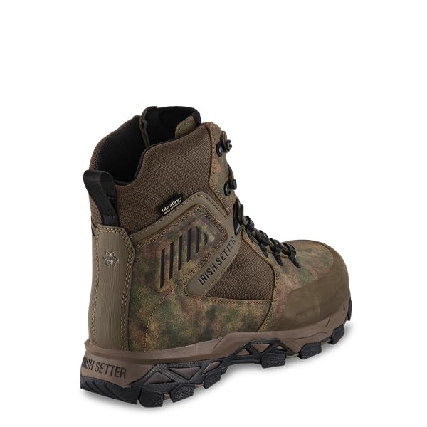 Irish Setter, Pinnacle, Men’s, 9", Waterproof, Hunting Boot, Earth Field Camo, 12 D (Medium)