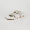 Stuart Weitzman Piper Chill Slide Sandal Perla/White 7 B