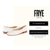 Frye Women's Claire Flat, White - 6.5M