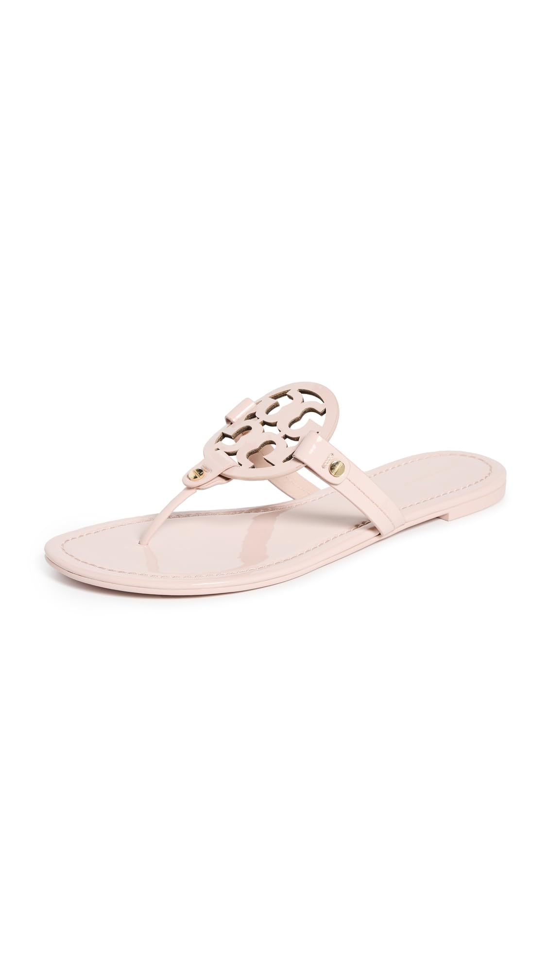 Tory Burch Women's Miller Sandals, Seashell Pink, 6 Medium US